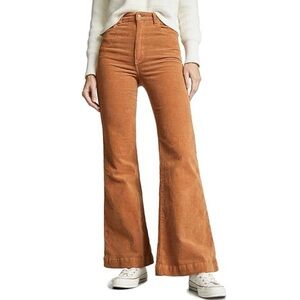 Rollas Eastcoast High Rise Flare Corduroy Jean Pants Size 25